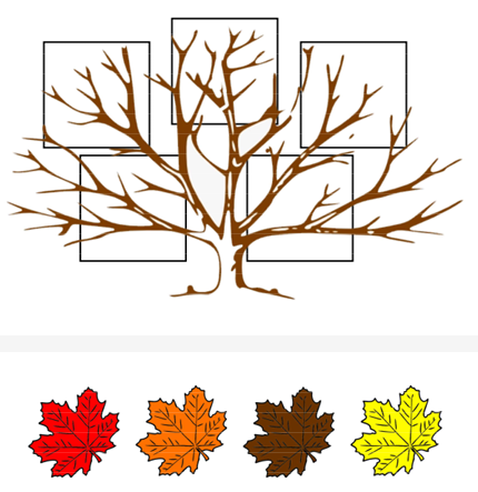 Autumn Tree Infant Bingo Game