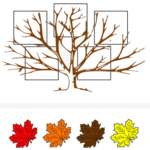 Autumn Tree Infant Bingo Game